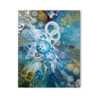 GŁĘBINY - OBRAZ AKRYLOWY NA PŁÓTNIE 40X50