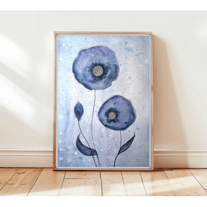 Akwarela A3. Kwiaty, Małgorzata Domańska ART, obrazy akwarela