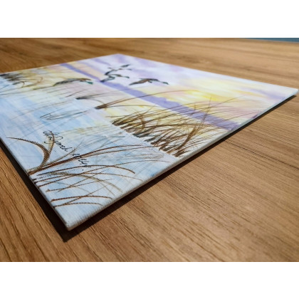 Marzena Dymek - obrazy akryl - WYPRZEDAŻ ZESTAWU OBRAZÓW - DYPTYK WOLNOŚĆ I BEZKRES - 2x 24x30cm foto #4