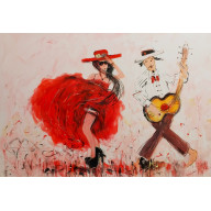 Panna i gitarzysta...