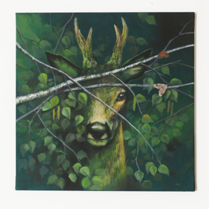 Koziołek - akryl na płótnie, Między Marzeniami, obrazy akryl