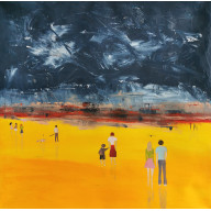 Ocean o zachodzie słońca