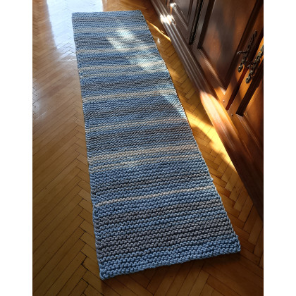 Danuta Zgoł - na podłogę - Chodnik na drutach, sznurek bawełniany foto #2