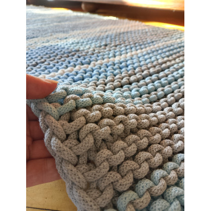 Danuta Zgoł - dekory wiszące - Kilim w stylu skandynawskim, na drutach foto #2