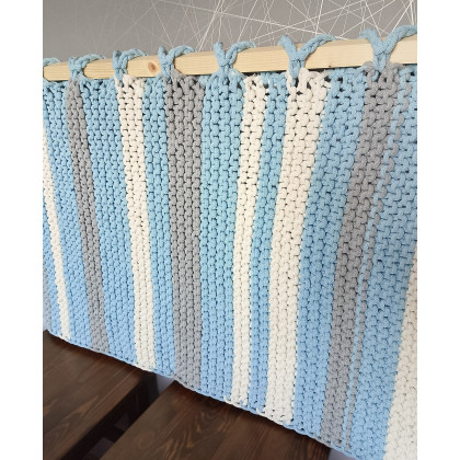 Danuta Zgoł - dekory wiszące - Kilim w stylu skandynawskim, na drutach foto #3