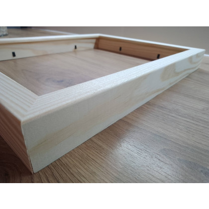 Marzena Dymek - obrazy akryl - RĘCZNIE MALOWANY OBRAZ AKRYLOWY W RAMIE Z CYTATEM- POLSKI PEJZAŻ TANIEC Z BARW foto #3