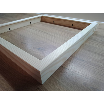 Marzena Dymek - obrazy akryl - RĘCZNIE MALOWANY AKRYLOWY OBRAZ Z RAMĄ I CYTATEM - PRZENIEŚ DO WNĘTRZ ZAPACH LASU foto #2