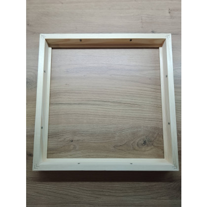 Marzena Dymek - obrazy akryl - RĘCZNIE MALOWANY AKRYLOWY OBRAZ Z RAMĄ I CYTATEM - PRZENIEŚ DO WNĘTRZ ZAPACH LASU foto #3