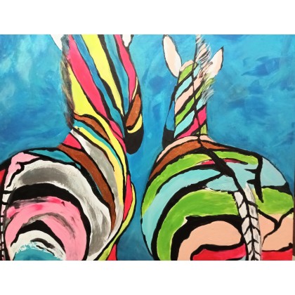 Barwy miłości, Ewa Mościszko, obrazy akryl