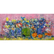 Kompozycja kwiatowa, 70x140 cm