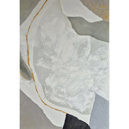 Marlena Kuć - obrazy olejne - złoty ślad marmuru foto #1