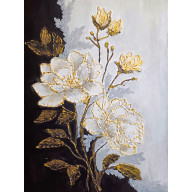 EKSKLUZYWNA DEKORACJA GLAMOUR - OBRAZ STRUKTURALNY Z TEKSTURĄ 3D ESENCJA ELEGANCJI