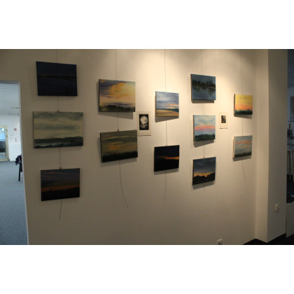 Bogna Woskowicz - obrazy olejne - Abstrakcyjne niebo #5 foto #2