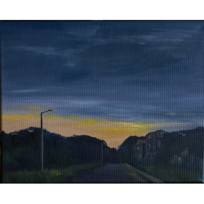 Ulica, Bogna Woskowicz, obrazy olejne