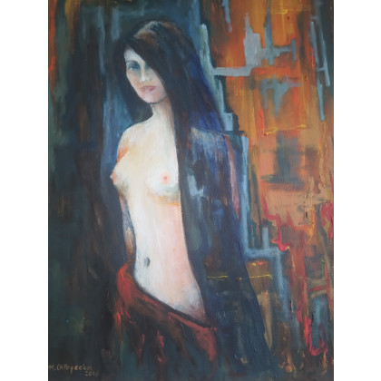 Bozena Chlopecka - olej + akryl - Po kąpieli foto #1