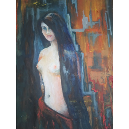 Bozena Chlopecka - olej + akryl - Po kąpieli foto #2