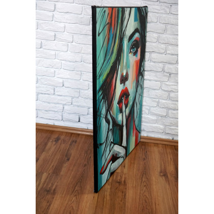 Rafal Stach - obrazy akryl - Hush 80x100 foto #2