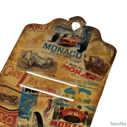 hanutka - drobne upominki - GRAND PRIX MONACO - deseczka pod kalendarz foto #2