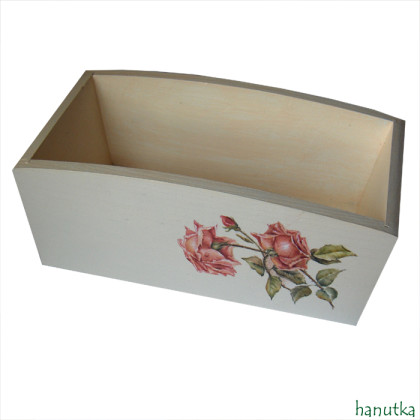 hanutka - kasetki, pudełka - BUKIECIK RÓŻ - pudełko, pojemnik foto #1