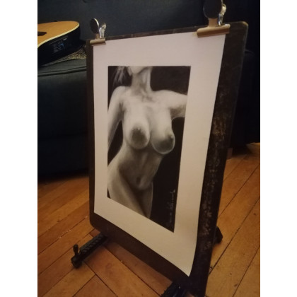 Dariusz Kaźmierczak - rysunek węglem - Akt foto #3