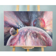 Beyond the Stars - Kosmiczna abstrakcja na płótnie 50x70