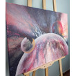 Beyond the Stars - Kosmiczna abstrakcja na płótnie 50x70