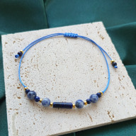 MARI - BRANSOLETKA Z NATURALNYMI KAMIENIAMI.