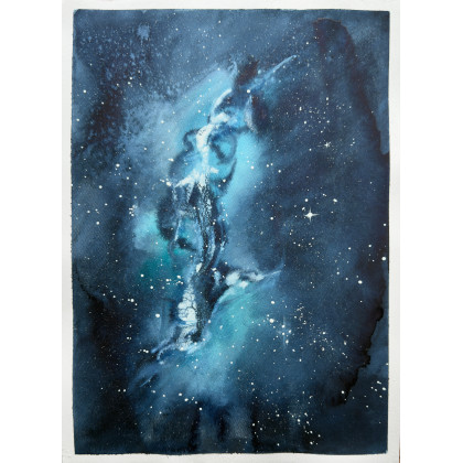 Yunona Kucherevska - obrazy akwarela - Akwarela A4 Kosmos foto #2