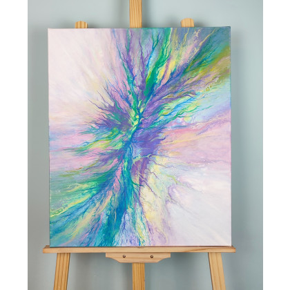 Elżbieta Hanarz - obrazy akryl - Pastelowy Sen - Akryl na płótnie 50x60 foto #1