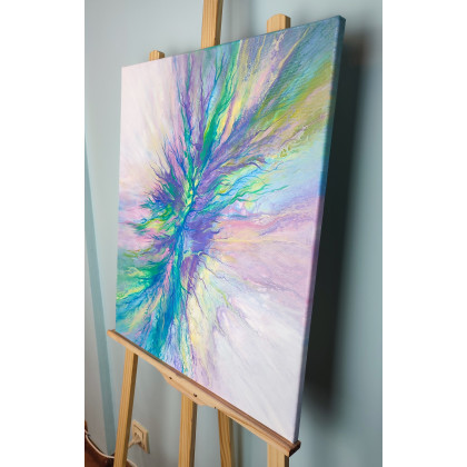 Elżbieta Hanarz - obrazy akryl - Pastelowy Sen - Akryl na płótnie 50x60 foto #2