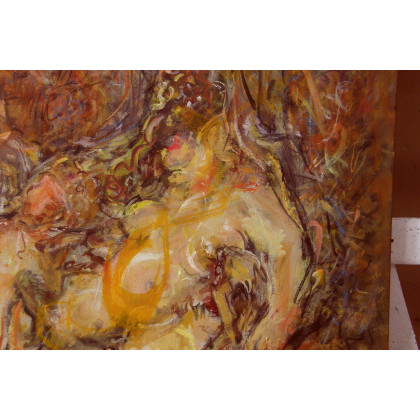 Eryk Maler - obrazy olejne - Bachanalia, wg Rubensa, 70x100 cm foto #1