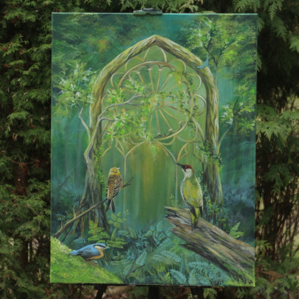 Między Marzeniami - obrazy akryl - Świątynia - akryle na płótnie foto #2