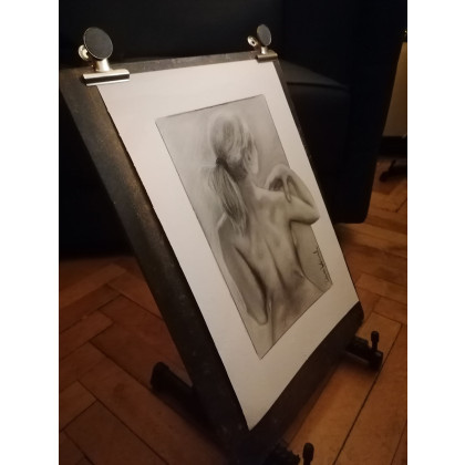 Dariusz Kaźmierczak - rysunek węglem - Akt foto #2