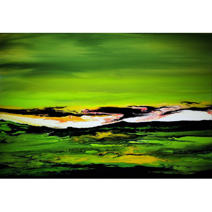 Fresh greenery from nature, Felix Guenther, obrazy akryl