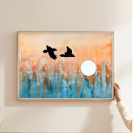 AKWARELA A3. LOT NAD WODĄ