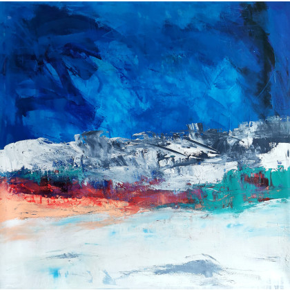 Klify 7, Przemysław Michalczuk, olej + akryl