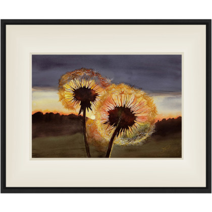 Joanna Tomczyk - obrazy akwarela - Złoty zmierzch, Akwarela 50 x 36 cm foto #4