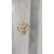 Naszyjnik Serca w Drewnie