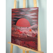 Bloody Moon - Krajobraz abstrakcyjny na płótnie 40x50