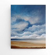 Na plaży   - obraz akrylowy 50/40 cm