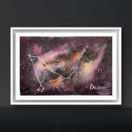 AKWARELA A5 GWIAZDOZBIÓR SMOKA