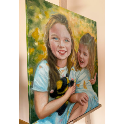 Wiktoria Pydo - obrazy olejne - Portret olejny na zamówienie foto #1