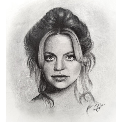 Wiktoria Pydo - rysunek ołówkiem - Portret ołówkiem na zamówienie foto #1
