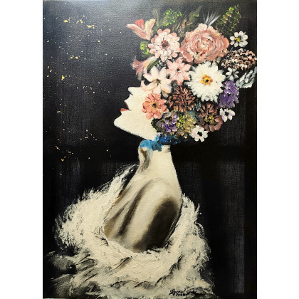 Rozkwit myśli 50/70, Ryszard Ryś, obrazy akryl