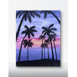 Obraz Palmy o zachodzie słońca