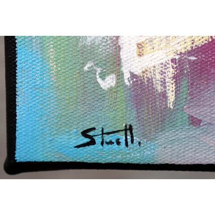 Rafal Stach - obrazy akryl - The Last Button 70x100 foto #2