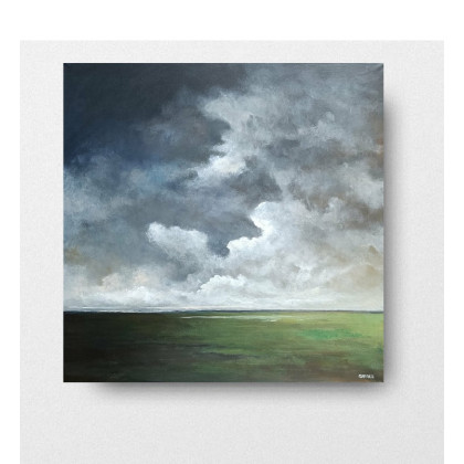 Paulina Lebida - obrazy akryl - Gdy dzień się kończy   - obraz akrylowy 60/60cm foto #1