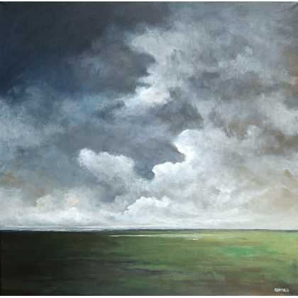 Paulina Lebida - obrazy akryl - Gdy dzień się kończy   - obraz akrylowy 60/60cm foto #3