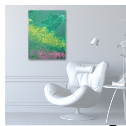 Ewa Mościszko - obrazy tech. mieszana - Zielona mila foto #1