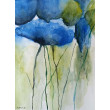 Kwiaty 2-  akwarela formatu 24/18 cm